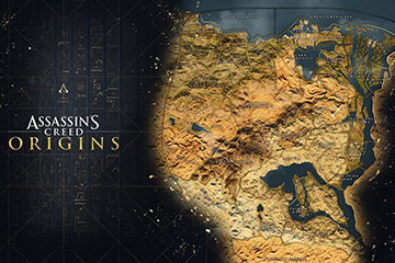 Assassin's Creed Origins : La carte du monde